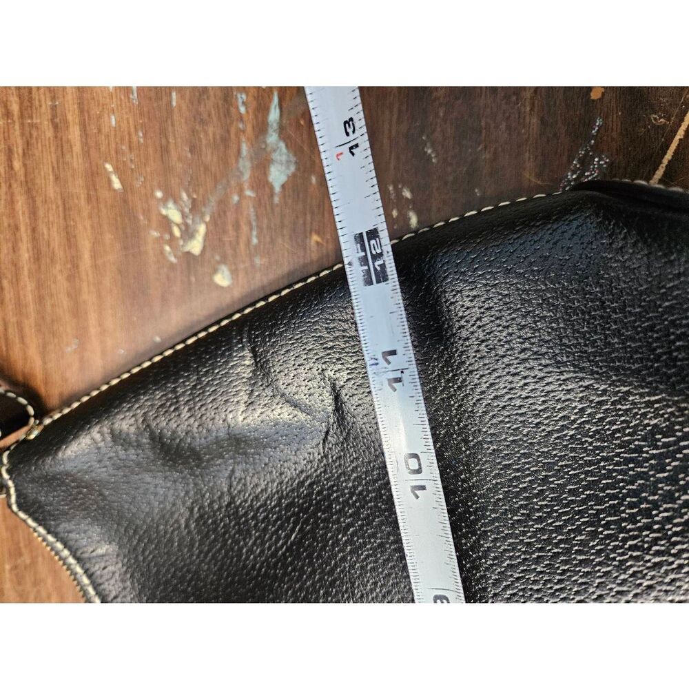Kate Spade Black Leather Hobo Shoulder Bag Vintage 13x9x3 - Picture 10 of 12